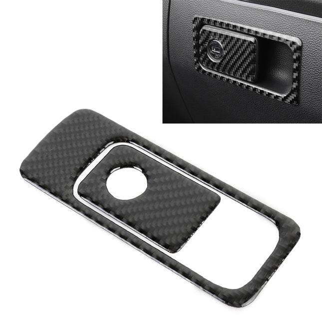 Car Carbon Fiber Front Passenger Seat Storage Handle Decorative Sticker for Volkswagen Tiguan L 2019-2021, Front Passenger Seat Storage Handle