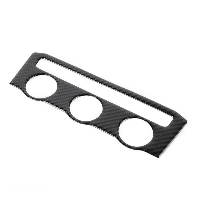 Car Carbon Fiber Air Conditioning Panel Decorative Sticker for Volkswagen Tiguan L 2019-2021, Low Configuration