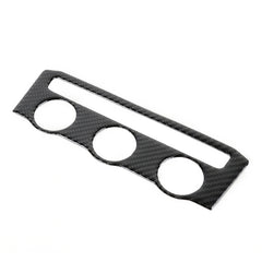 Car Carbon Fiber Air Conditioning Panel Decorative Sticker for Volkswagen Tiguan L, Low Configuration