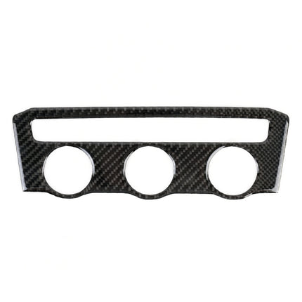 Car Carbon Fiber Air Conditioning Panel Decorative Sticker for Volkswagen Tiguan L 2019-2021, Low Configuration