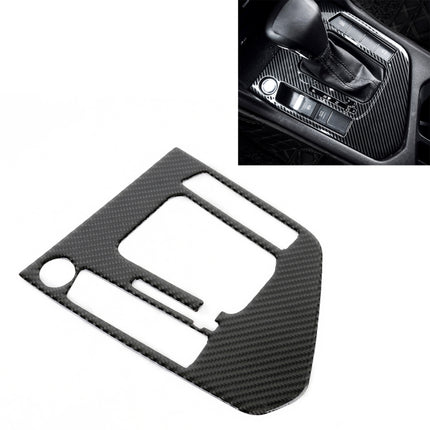 Car Carbon Fiber Gear Shift Panel Decorative Sticker for Volkswagen Tiguan L 2019-2021, Gear Shift Panel