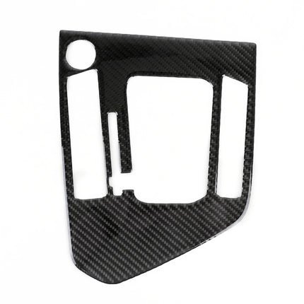 Car Carbon Fiber Gear Shift Panel Decorative Sticker for Volkswagen Tiguan L 2019-2021, Gear Shift Panel