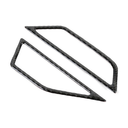Car Carbon Fiber Dashboard Air Outlet Frame Decorative Sticker for Volkswagen Tiguan L 2019-2021, Dashboard Air Outlet