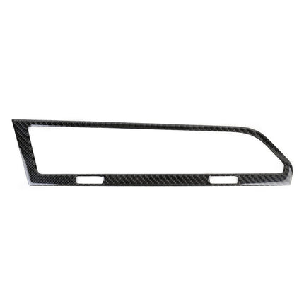 Car Carbon Fiber Central Control Air Outlet Frame Decorative Sticker for Volkswagen Tiguan L 2019-2021, Central Control Air Outlet