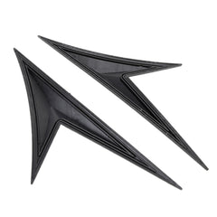 Modified Fender Side Wing Sticker Blade Side Shark Gill Car Body Decorative Sticker for Honda 10th Generation Civic, Carbon Fiber
