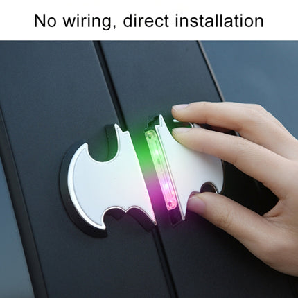 2 PCS Car LED Door Warning Lights Anti-collision Door Opening Lamp Flashing Lights