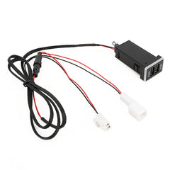 Car QC3.0 Fast Charge USB Interface Modification Charger for Toyota, Cigarette Lighter to Take Power
