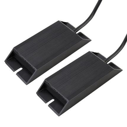 2 PCS 1156 / BAU15S DC12V 50W 6 Ohms Turn Signal / Reversing Light / Brake Light Split Dual Resistance Decoder