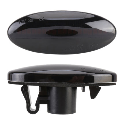 2 PCS DC12V / 3W Car LED Dynamic Blinker Side Lights Flowing Water Turn Signal Light for Nissan, Amber Light