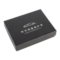 Car Flocking Plastic Square-shaped Key Protective Cover Two Buttons for Mercedes-Benz