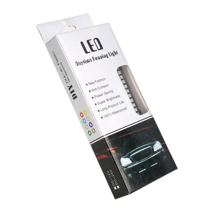 105mm DC12-24V / 1.6W Motorcycle LED Dynamic Blinker Side Lights Flowing Water Brake Lamp Turn Signal Light, Cable Length: 1m