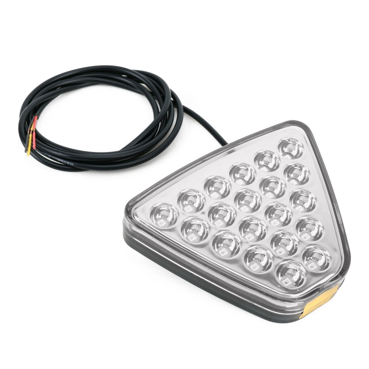 DC12V 1W Car Triangle Highlight Brake Lights Reversing Light with 20LEDs SMD-3528