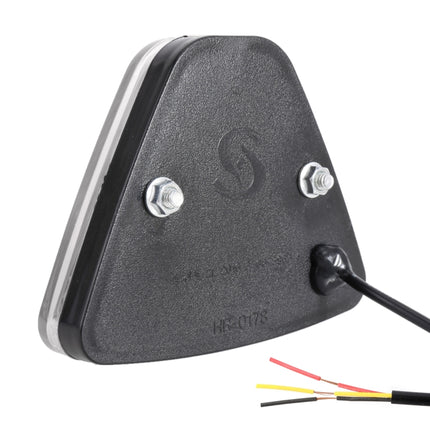 DC12V 1W Car Triangle Highlight Brake Lights Reversing Light with 20LEDs SMD-3528