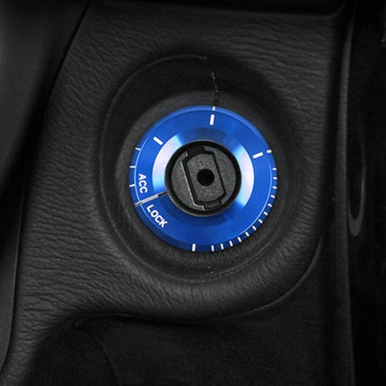 For Mercedes-Benz Metal Ignition Key Ring, Diameter: 4.8cm, For Mercedes-Benz (Blue), For Mercedes-Benz (Red), For Mercedes-Benz (Silver)