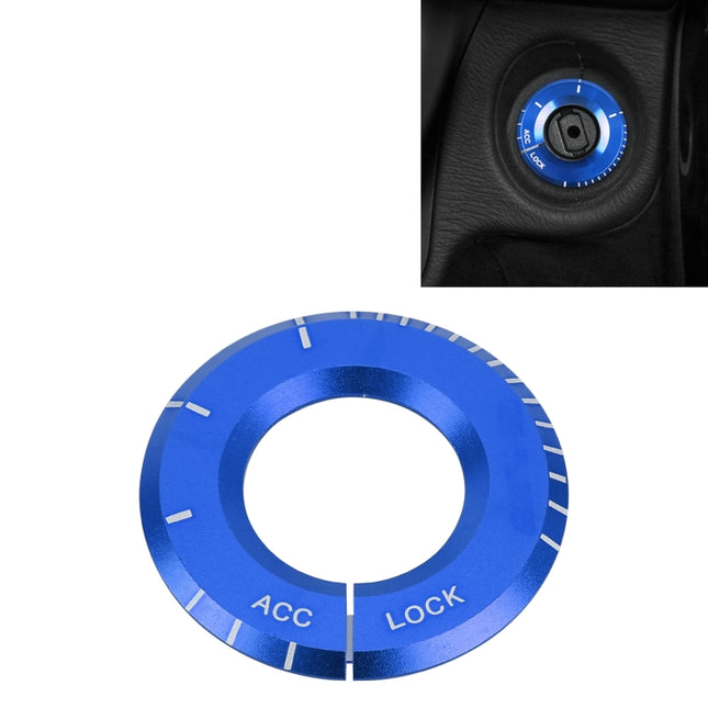 For Mercedes-Benz Metal Ignition Key Ring, Diameter: 4.8cm, For Mercedes-Benz (Silver), For Mercedes-Benz (Blue), For Mercedes-Benz (Red)