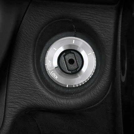 For Mercedes-Benz Metal Ignition Key Ring, Diameter: 4.8cm