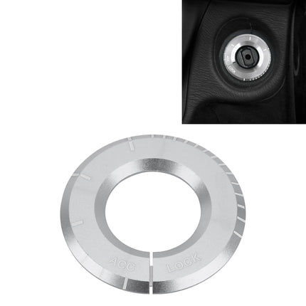 For Mercedes-Benz Metal Ignition Key Ring, Diameter: 4.8cm, For Mercedes-Benz (Blue), For Mercedes-Benz (Red), For Mercedes-Benz (Silver)