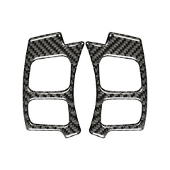 Car Carbon Fiber Steering Wheel Button Decorative Sticker for Lexus IS250 NX200 200t 300h 13-, Left Drive
