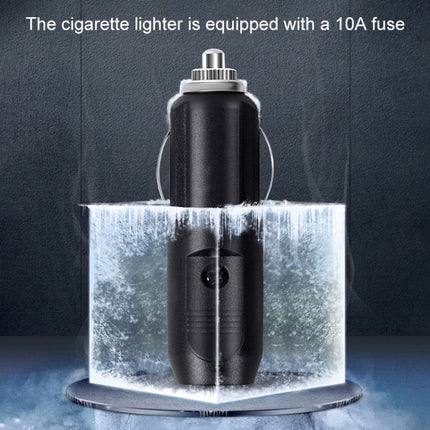 Car 12V Portable Inflatable Cylinder Pedal Pointer Air Pump with Light & Tool Box, Pointer with Tool Box