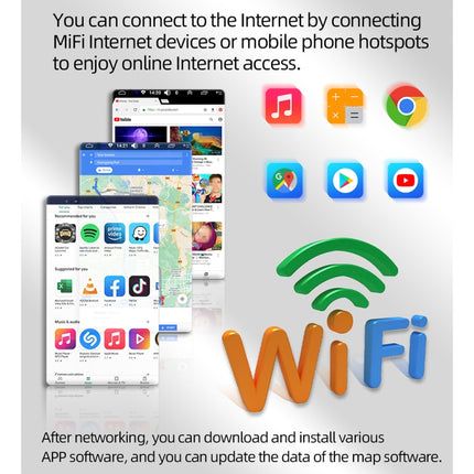 D110 Car Android Navigation Machine Support Mobile Phone Interconnection / Steering Wheel Control