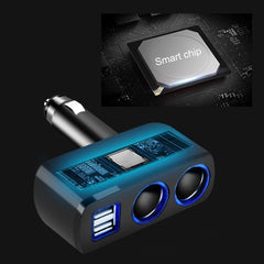 SHUNWEI SD-1918 80W 3.1A Car 2 in 1 Dual USB Charger, SD-1918 (Black), SD-1918