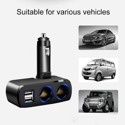 SHUNWEI SD-1918 80W 3.1A Car 2 in 1 Dual USB Charger, SD-1918