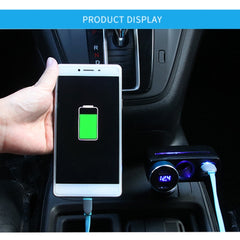 SHUNWEI SD-1918 80W 3.1A Car 2 in 1 Dual USB Charger, SD-1918 (Black), SD-1918