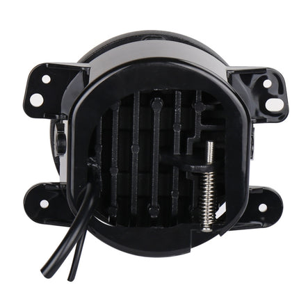2 PCS DC12V-30V / 30W / 3A / 1440LM 12LEDs  4 inch Car LED Colorful Fog Light, Style: White Background, Style: White Background (White Light), Style: White Background (Yellow Light)