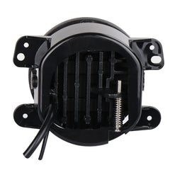 2 PCS DC12V-30V / 30W / 3A / 1440LM 12LEDs  4 inch Car LED Colorful Fog Light, Style: White Background, Style: White Background (White Light), Style: White Background (Yellow Light)