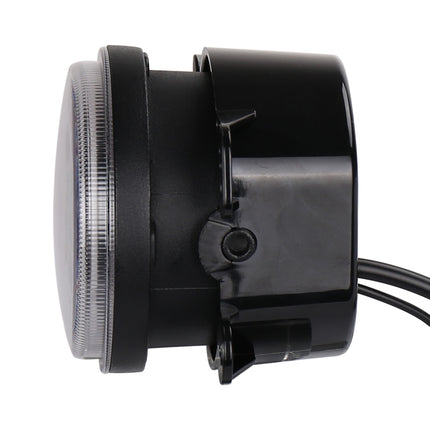 2 PCS DC12V-30V / 30W / 3A / 1440LM 12LEDs  4 inch Car LED Colorful Fog Light, Style: White Background, Style: White Background (White Light), Style: White Background (Yellow Light)