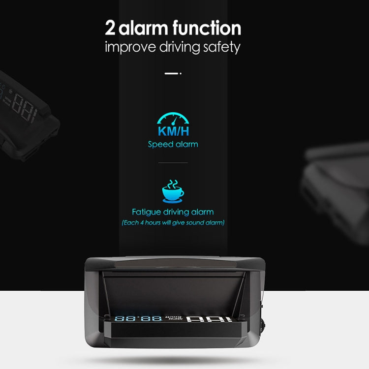 H400G Car 3.5 inch GPS Mode HUD Head-up Display Support Speed / Time / Distance Display, H400G