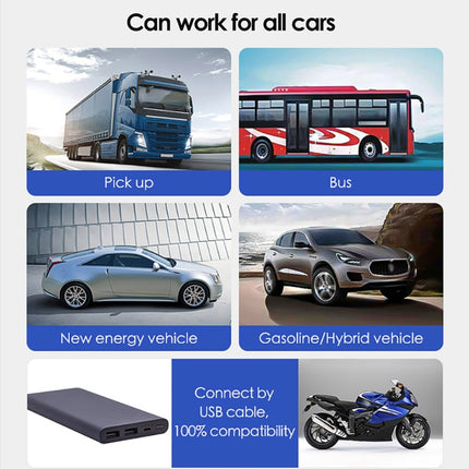 H400G Car 3.5 inch GPS Mode HUD Head-up Display Support Speed / Time / Distance Display, H400G