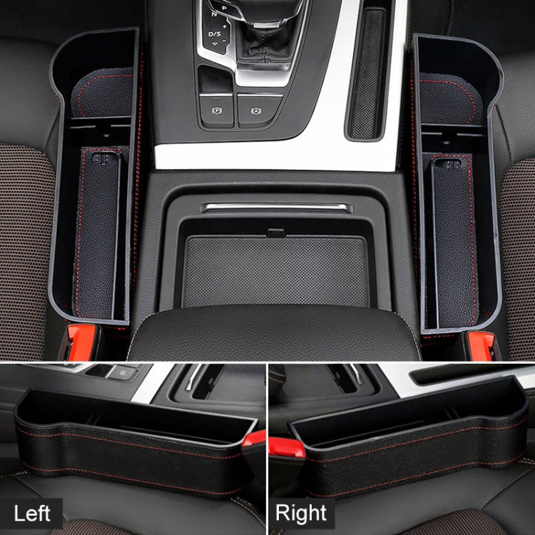 2 PCS Car Multi-functional Principal And Deputy Driver Seat Console Leather Box