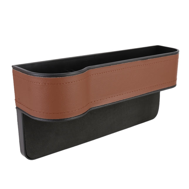 2 PCS Car Multi-functional Principal And Deputy Driver Seat Console Leather Box, Seat Console Leather Box (Black), Seat Console Leather Box (Beige), Seat Console Leather Box (Brown)