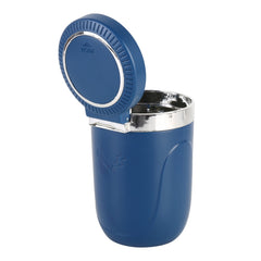 Portable Car Stainless Steel Liner Cigarette Ashtray with Light