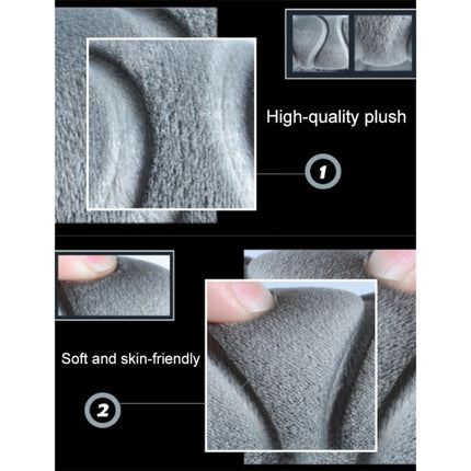 Car Universal Short Plush Warm Anti-skid Steering Wheel Cover, Adaptation Steering Wheel Diameter: 38cm