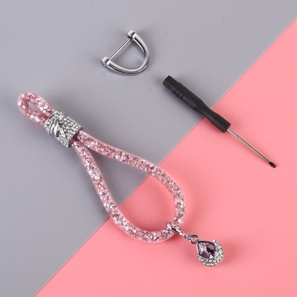 Car Diamond Metal + Plastic Keychain