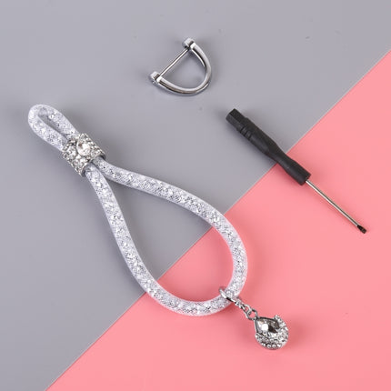 Car Diamond Metal + Plastic Keychain