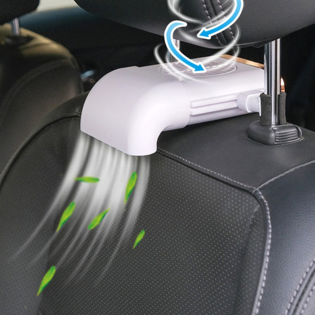 5W Car Fan Cooling Artifact For Car radiating Seat Cushion, 1 PC (White)