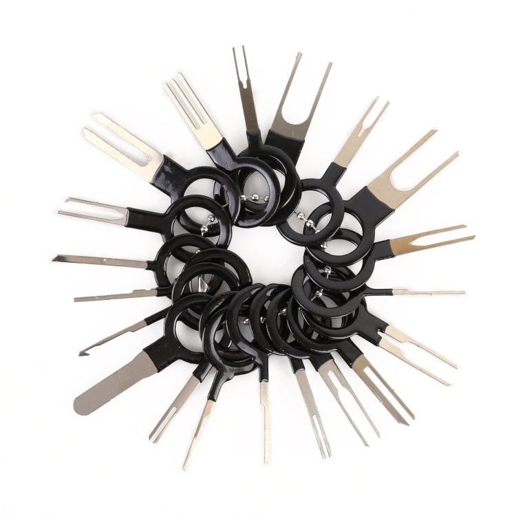 59 in 1 Car Plug Circuit Board Wire Harness Terminal Extraction Pick Connector Crimp Pin Back Needle Remove Tool, 59 in 1