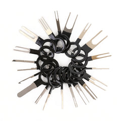 59 in 1 Car Plug Circuit Board Wire Harness Terminal Extraction Pick Connector Crimp Pin Back Needle Remove Tool, 59 in 1