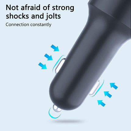 C12 Multifunctional Car Dual USB Charger Bluetooth FM Transmitter with Atmosphere Light, C12