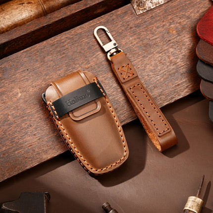 Hallmo Car Cowhide Leather Key Protective Cover Key Case for Haval H6, For Haval H6