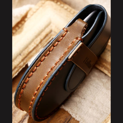 Hallmo Car Cowhide Leather Key Protective Cover Key Case for NIO ES6 / ES8, For NIO ES6 / ES8