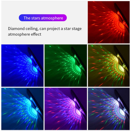 D88 5V 2.5W Car Colorful Starry Sky Atmosphere Lamp without Remote Control, D88 without Remote Control
