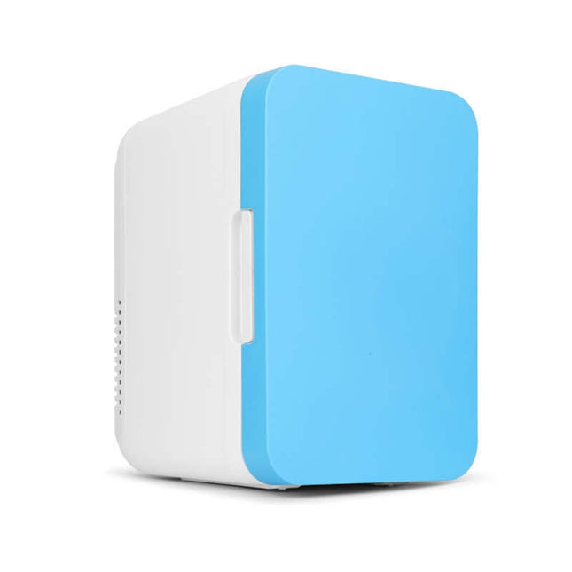8L 37-48W Car / Home Mini Refrigerator, EU Plug, Blue, White, Pink