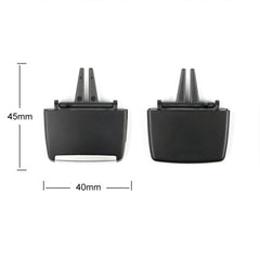 Car Front Air Conditioning Exhaust Switch Paddle Air Conditioning Leaf Clip for BMW X5 / X6, Left and Right Drive Universal