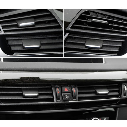 Car Front Air Conditioning Exhaust Switch Paddle Air Conditioning Leaf Clip for BMW X5 / X6, Left and Right Drive Universal