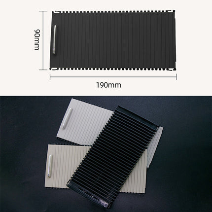 Car Water Cup Holder Roller Blind Zipper Storage Box Trim for Mercedes-Benz W204 / W212 2008-2015