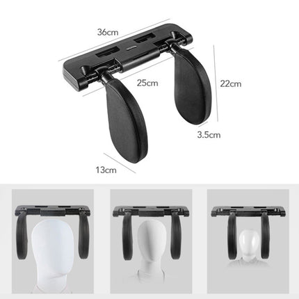 A02 Adjustable Car Auto U-shaped Memory Foam Neck Rest Cushion Seat Pillow, A02 (Black), A02 (Beige)